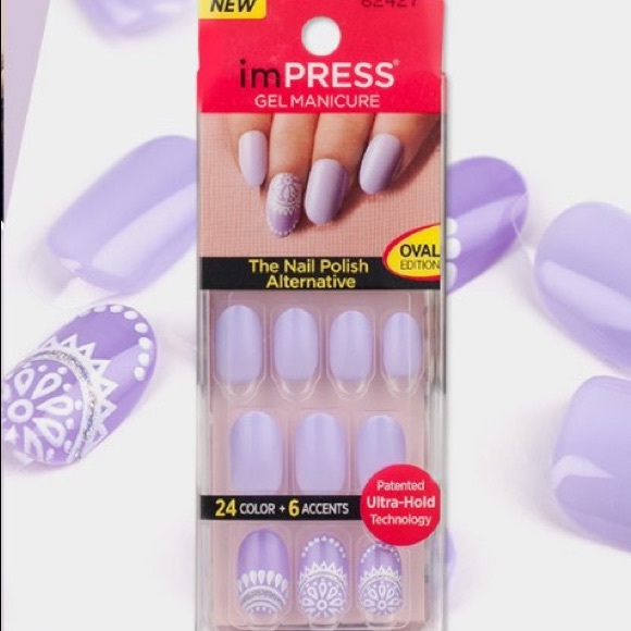 NEW imPRESS Black Press-on Nails in Harlem Shake - Picture 2 of 7